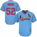 Mens Majestic St. Louis Cardinals #52 Michael Wacha Authentic Light Blue Cooperstown MLB Jersey