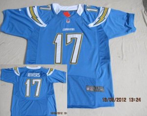 nike nfl san diego chargers #17 rivers Elite baby blue