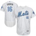 New York Mets #16 Dwight Gooden White(Blue Strip) Flexbase Authentic Collection 2016 Fathers Day Stitched Baseball Jersey