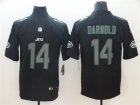 Nike Jets #14 Sam Darnold Black Impact Rush Limited Jersey