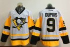 Mens Pittsburgh Penguins #9 Pascal Dupuis White New Away Stitched NHL Jersey