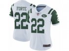 Women Nike New York Jets #22 Matt Forte Vapor Untouchable Limited White NFL Jersey