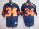 chicago bears #34 payton blue[orange number]