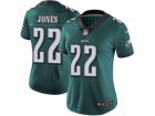 Women Nike Philadelphia Eagles #22 Sidney Jones Vapor Untouchable Limited Midnight Green Team Color NFL Jersey