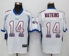 New Nike Buffalo Bills #14 Watkins White Jerseys(Drift Fashion Elite)