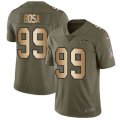 Nike Chargers #99 Joey Bosa Olive Gold Salute To Service Limited Jersey