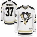 Mens Reebok Pittsburgh Penguins #37 Jeff Zatkoff Premier White 2014 Stadium Series NHL Jersey