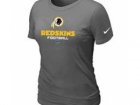 Women Washington RedSkins D.Grey T-Shirt