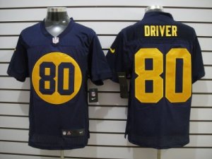 Nike NFL Green Bay Packers #80 Donald Driver Blue Jerseys(Elite)