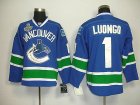 2011 Stanley Cup Vancouver Canucks #1 Luongo blue