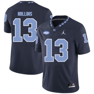 North Carolina Tar Heels 13 Mack Hollins Black College Football Jersey