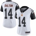 Women's Nike Cincinnati Bengals #14 Andy Dalton Limited White Rush NFL Jersey