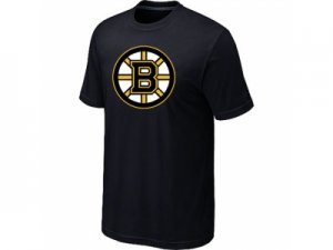 NHL Boston Bruins Big & Tall Logo Black T-Shirt