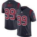 Nike Texans #99 J.J. Watt Navy Youth New 2019 Color Rush Limited Jersey