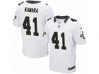 Mens Nike New Orleans Saints #41 Alvin Kamara Elite White NFL Jersey