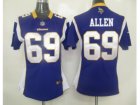 Nike Women Minnesota Vikings #69 Allen purple Jersey
