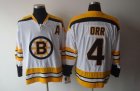 nhl jerseys boston bruins #4 orr white