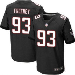 Mens Nike Atlanta Falcons #93 Dwight Freeney Elite Black Alternate NFL Jersey