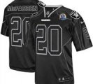 Nike Raiders #20 Darren McFadden Lights Out Black With Hall of Fame 50th Patch NFL Elite Jersey
