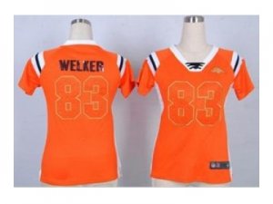 Nike women jerseys denver broncos #83 wes welker orange[fashion Rhinestone sequins]