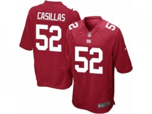 Mens Nike New York Giants #52 Jonathan Casillas Game Red Alternate NFL Jersey