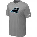 Carolina Panthers Sideline Legend Authentic Logo T-Shirt Light grey