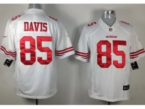 Nike San Francisco 49ers #85 Vernon Davis White[Limited]Jerseys