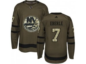 Youth Adidas New York Islanders #7 Jordan Eberle Green Salute to Service Stitched NHL Jersey