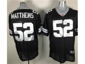 Nike NFL Green Bay Packers #52 Clay Matthews black Elite jerseys