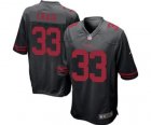 Men's Nike San Francisco 49ers #33 Roger Craig Game Black NFL Jersey