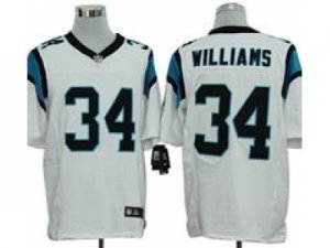 Nike Carolina Panthers #34 DeAngelo Williams White Elite Jerseys