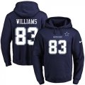 Nike Dallas Cowboys #83 Terrance Williams Navy Blue Name & Number Pullover NFL Hoodie