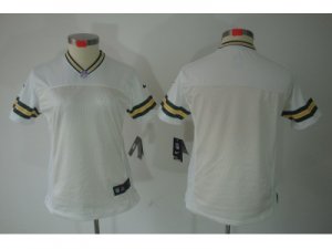 Nike Women Green Bay Packers Blank White Jerseys