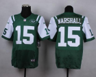 Nike New York Jets #15 Brandon Marshall Green jerseys(Elite)