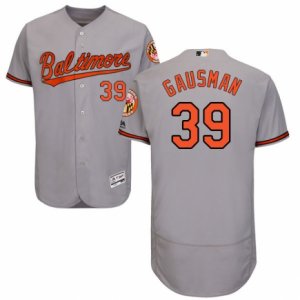 Men\'s Majestic Baltimore Orioles #39 Kevin Gausman Grey Flexbase Authentic Collection MLB Jersey