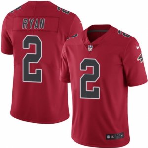 Mens Nike Atlanta Falcons #2 Matt Ryan Limited Red Rush NFL Jersey