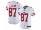 Women Nike San Francisco 49ers #87 Dwight Clark Vapor Untouchable Limited White NFL Jersey