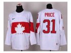 nhl jerseys team canada #31 price white[2014 winter olympics