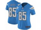Women Nike Los Angeles Chargers #85 Antonio Gates Vapor Untouchable Limited Electric Blue Alternate NFL Jersey