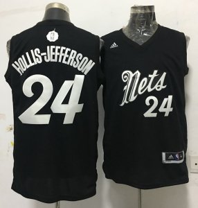 Nets #24 Rondae Hollis Jefferson Black 2016 Christmas Day Swingman Jersey