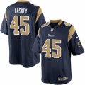 Mens Nike Los Angeles Rams #45 Zach Laskey Limited Navy Blue Team Color NFL Jersey
