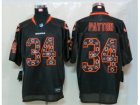 Nike NFL Chicago Bears #34 Walter Payton Black Jerseys(Lights Out Elite)