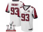 Mens Nike Atlanta Falcons #93 Dwight Freeney Elite White Super Bowl LI 51 NFL Jersey