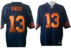 chicago bears 13 knox blue[orange number]