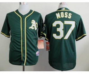 mlb jerseys oakland athletics #37 moss green