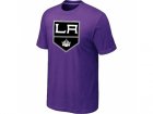 NHL Los Angeles Kings Big & Tall Logo Purple T-Shirt
