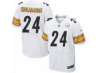 Mens Nike Pittsburgh Steelers #24 Coty Sensabaugh Elite White NFL Jersey