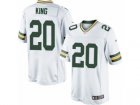 Mens Nike Green Bay Packers #20 Kevin King Limited White NFL Jersey