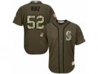 Youth Majestic Seattle Mariners #52 Carlos Ruiz Authentic Green Salute to Service MLB Jersey