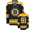 nhl boston bruins #91 savard black